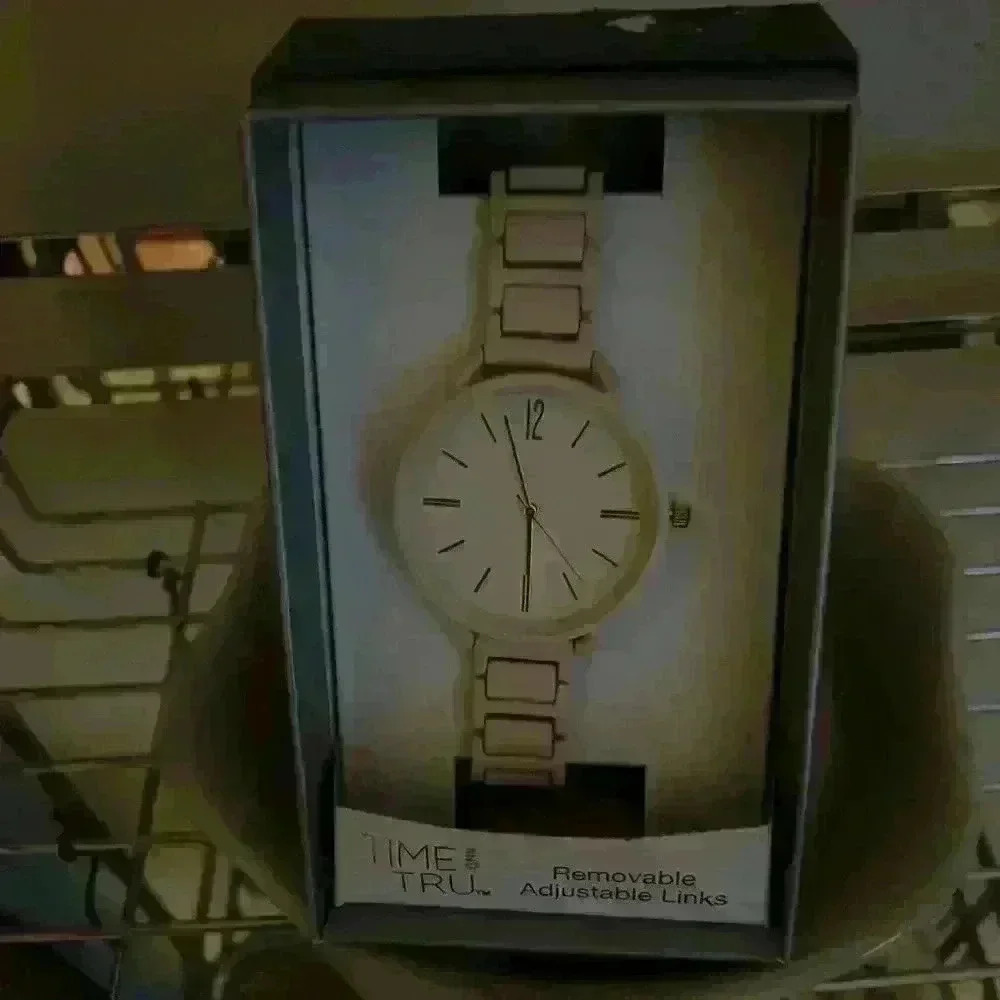 Ladies Tru and Time Pink Link bracelet watch